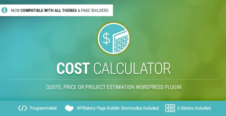 成本计算器-WordPress