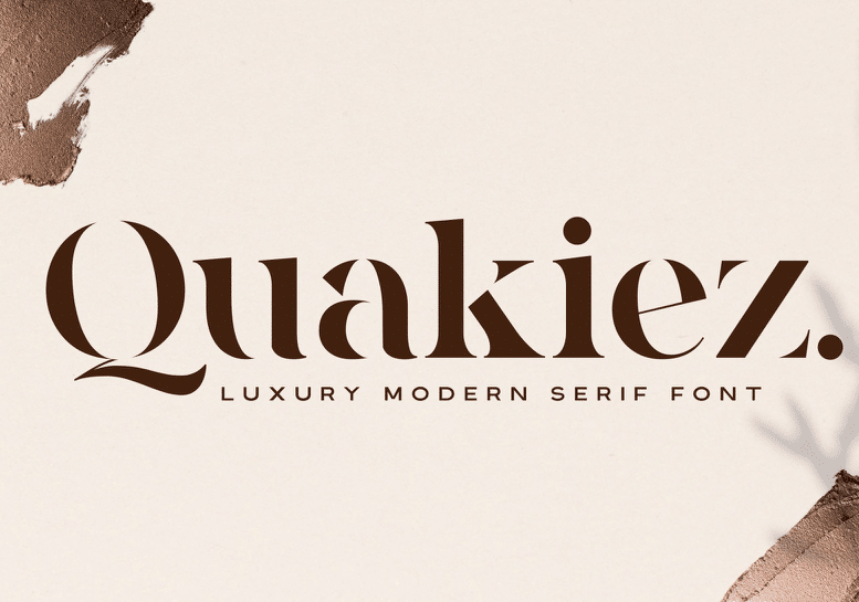 现代字体：quakiez