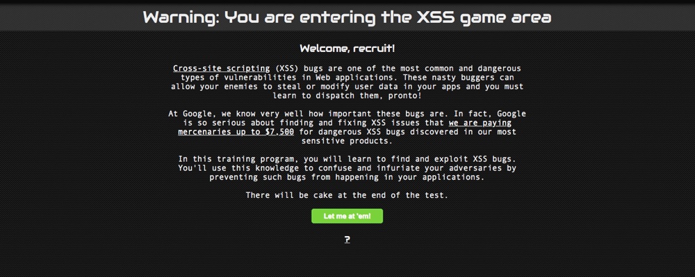 XSS Google遊戲