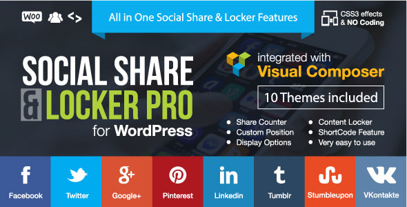 社交共享和Locker Pro WordPress插件