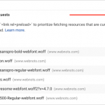 PageSpeed Insights中的预加载密钥请求错误