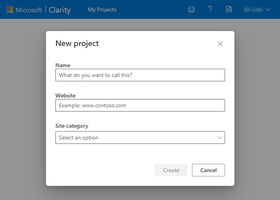 create-new-clarity-project