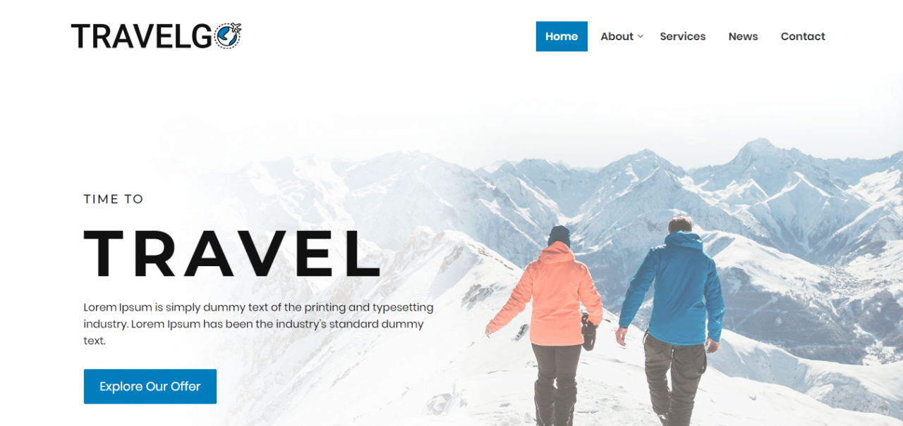 Travelgo wordpress旅游博客主题
