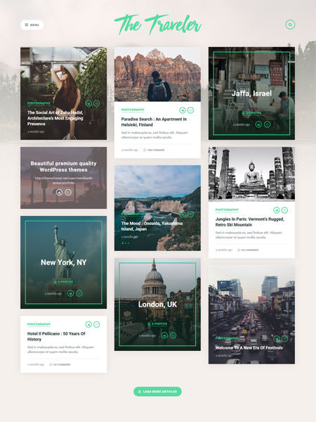WordPress Traveler主题