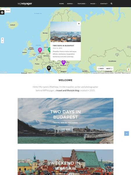 WPVoayer WordPress旅游主题