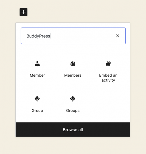 buddypress-7-0-0-adds-3-新的块和管理员屏幕，用于成员和组类型管理BuddyPress 7.0.0添加了3个新的块和管理屏幕，用于成员和组类型管理