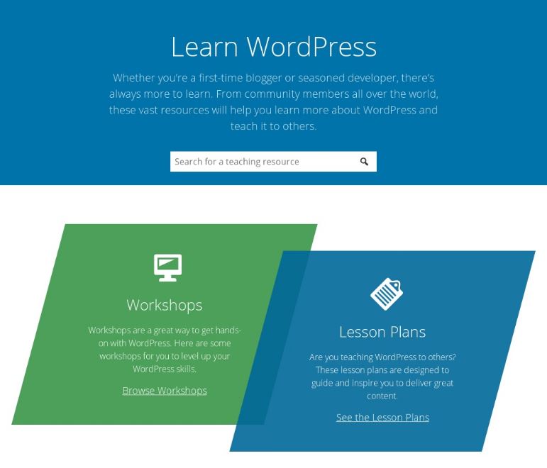 學習WordPress平台啟動免費課程，車間和課程計劃學習WordPress平台發布的免費課程，講習班和課程計劃