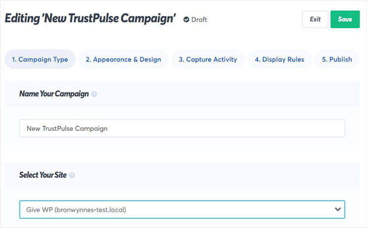 名稱trustpulse campaign_