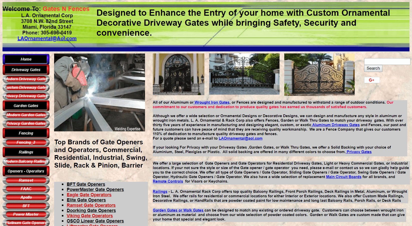 Gates N Fences网站。