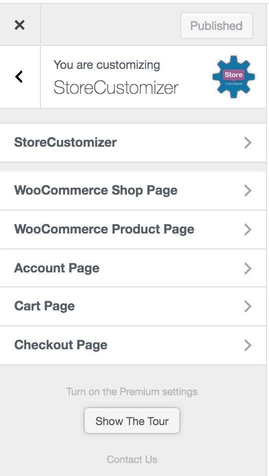 WooCommerce StoreCustomizer