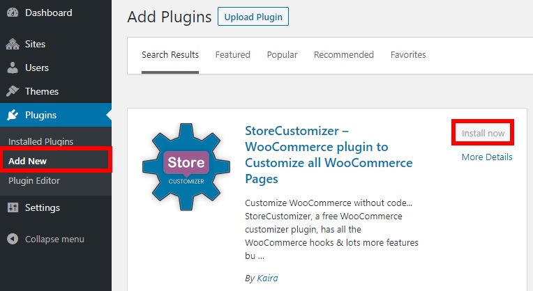 如何创建WooCommerce页面-StoreCustomizer