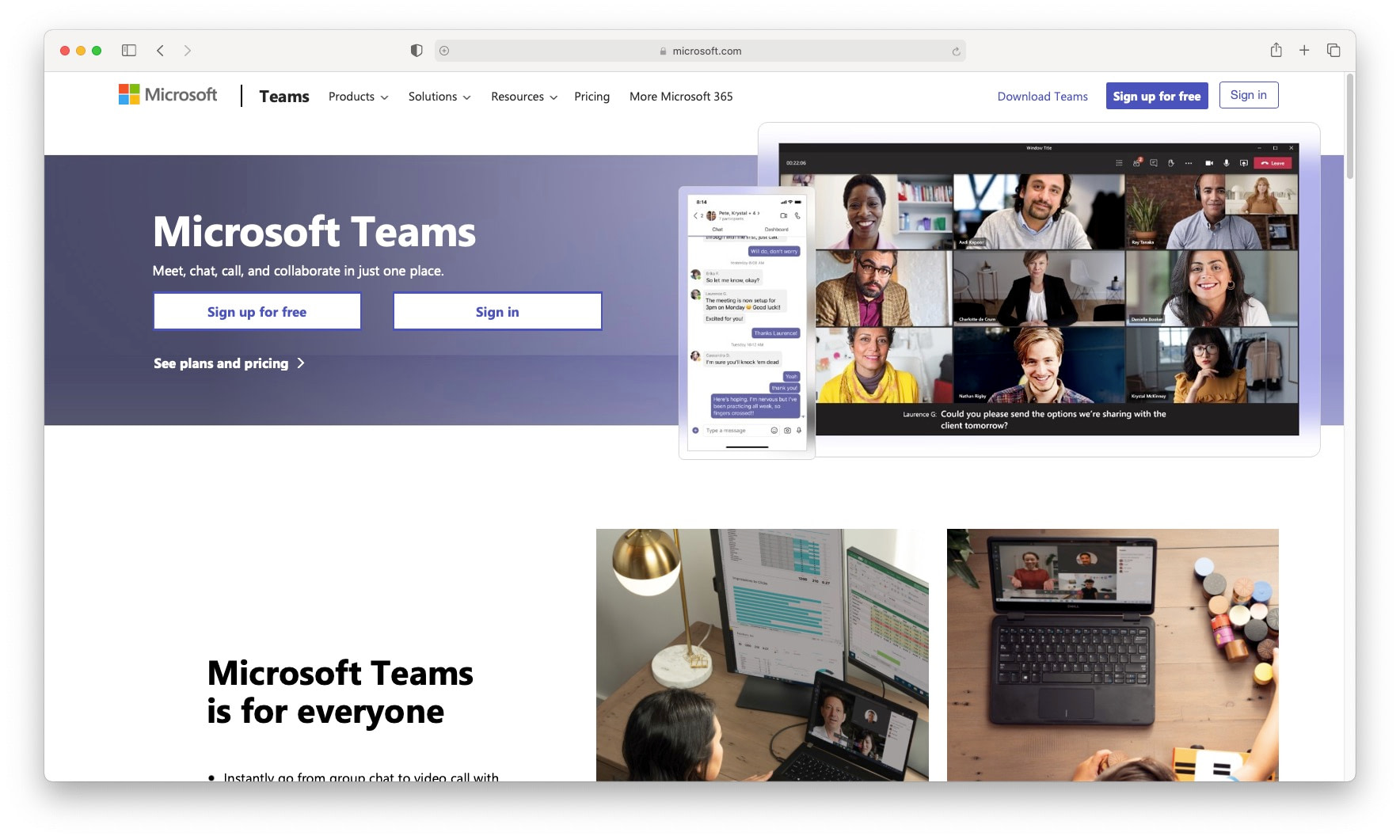 免费的Slack替代产品包括Microsoft Teams。