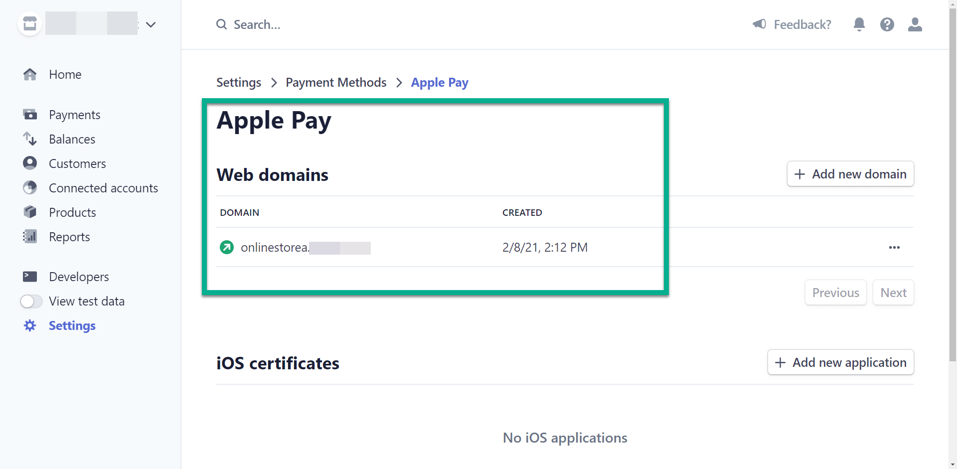 WooCommerce Apple Pay網域 