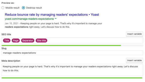 管理您的讀者期望以降低您的帖子3的跳出率管理您的讀者的期望以降低帖子的跳出率