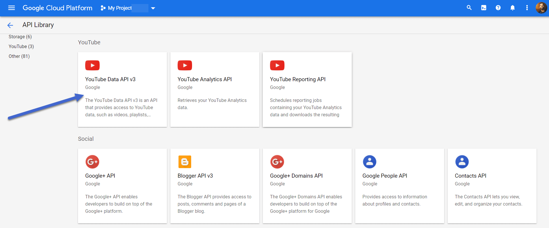 YouTube API 