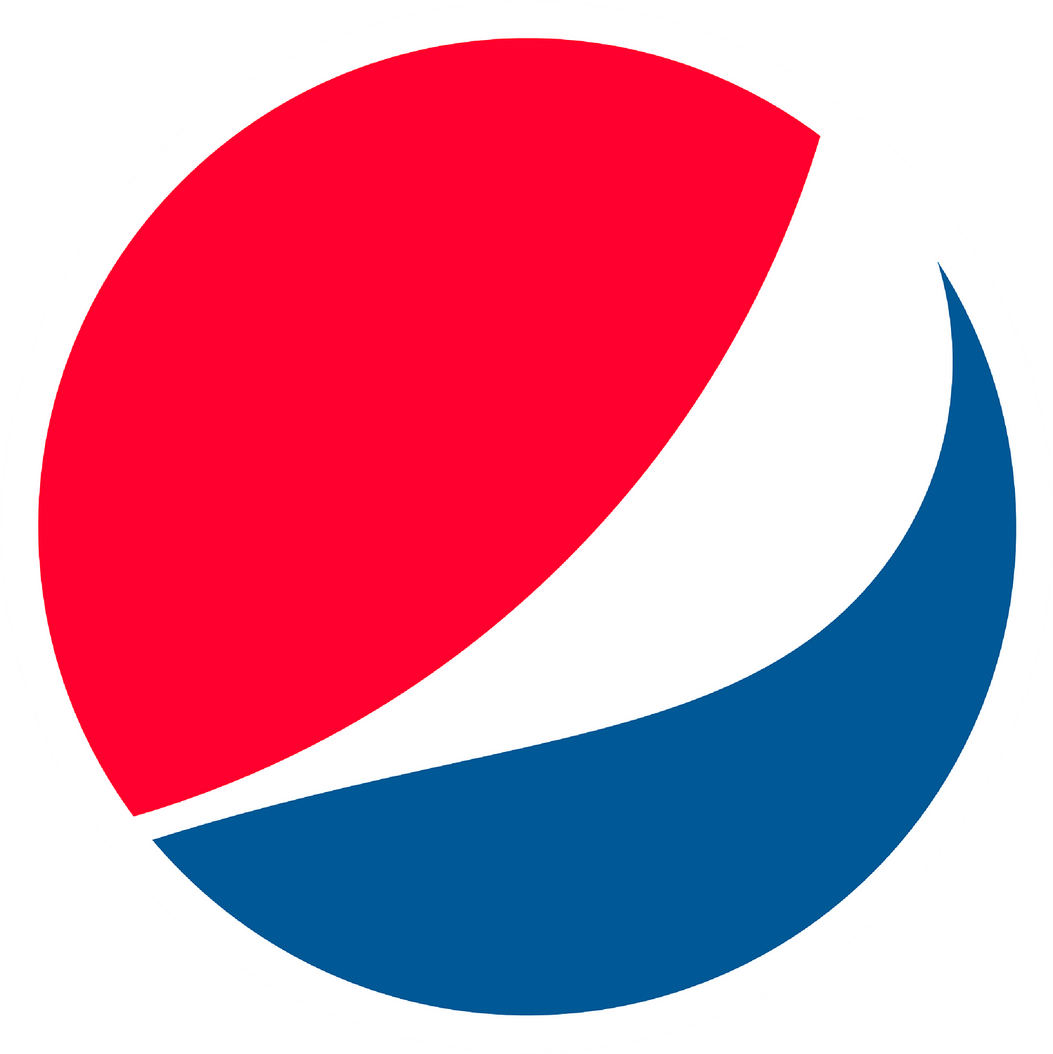 百事可乐徽标是抽象徽标