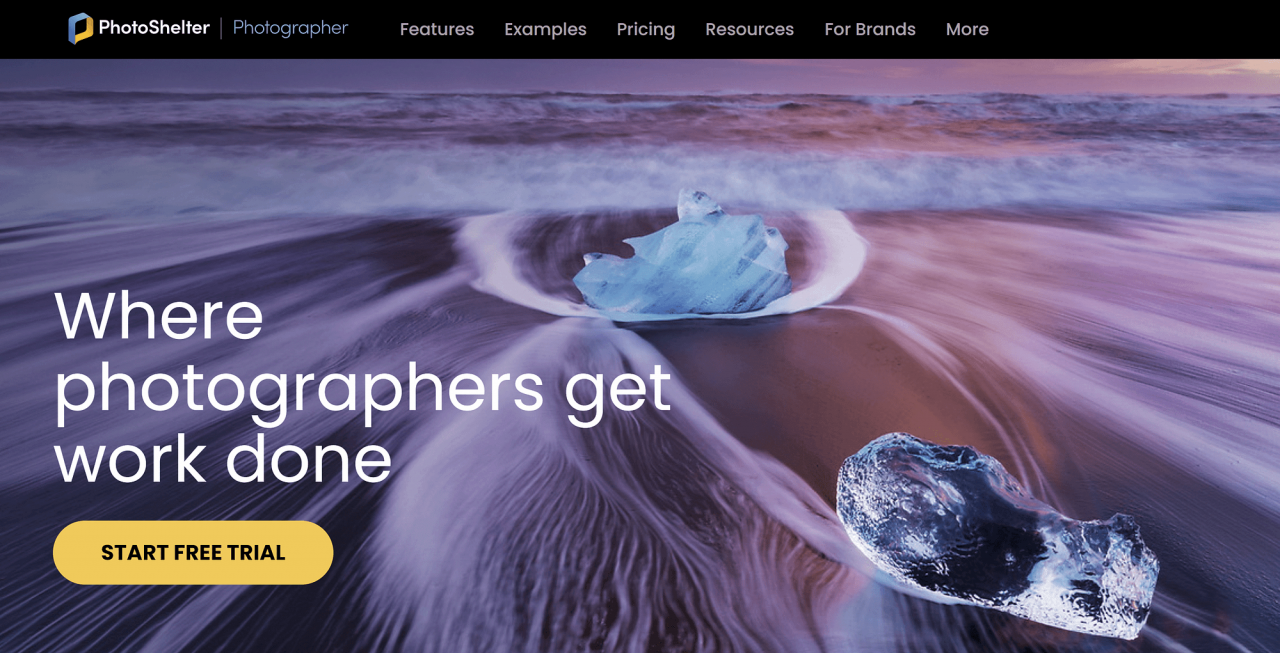 PhotoShelter 是攝影師最佳網站構建器的選項之一。