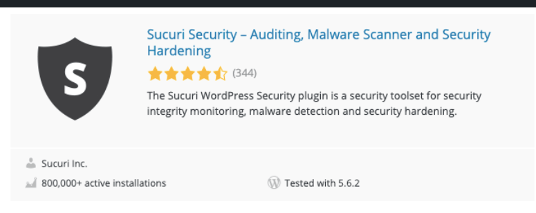 WordPress 組織中的 Sucuri