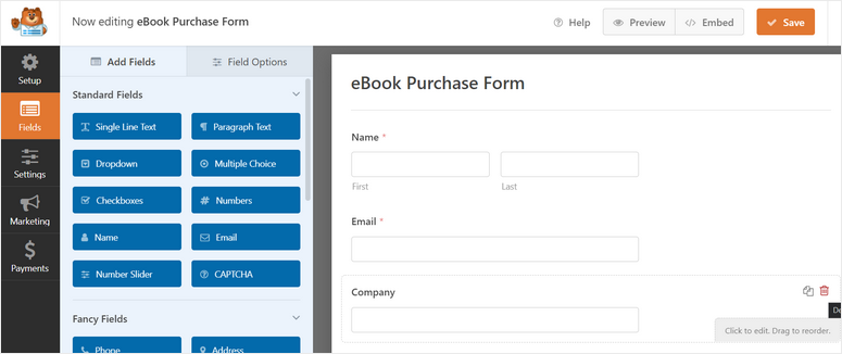 ebook-form-b​​uilder-wpforms