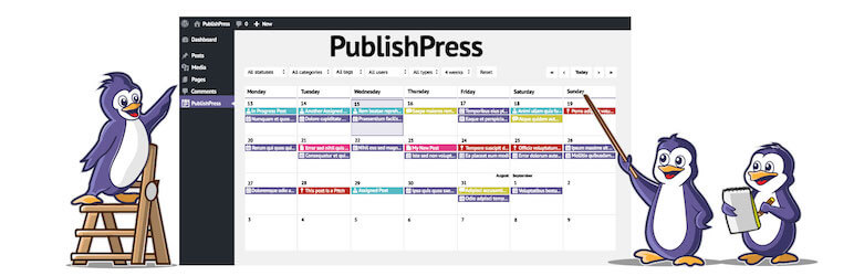 PublishPress：编辑日历、工作流程、评论、通知和状态