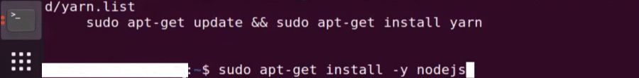 Node.js Ubuntu 安裝。