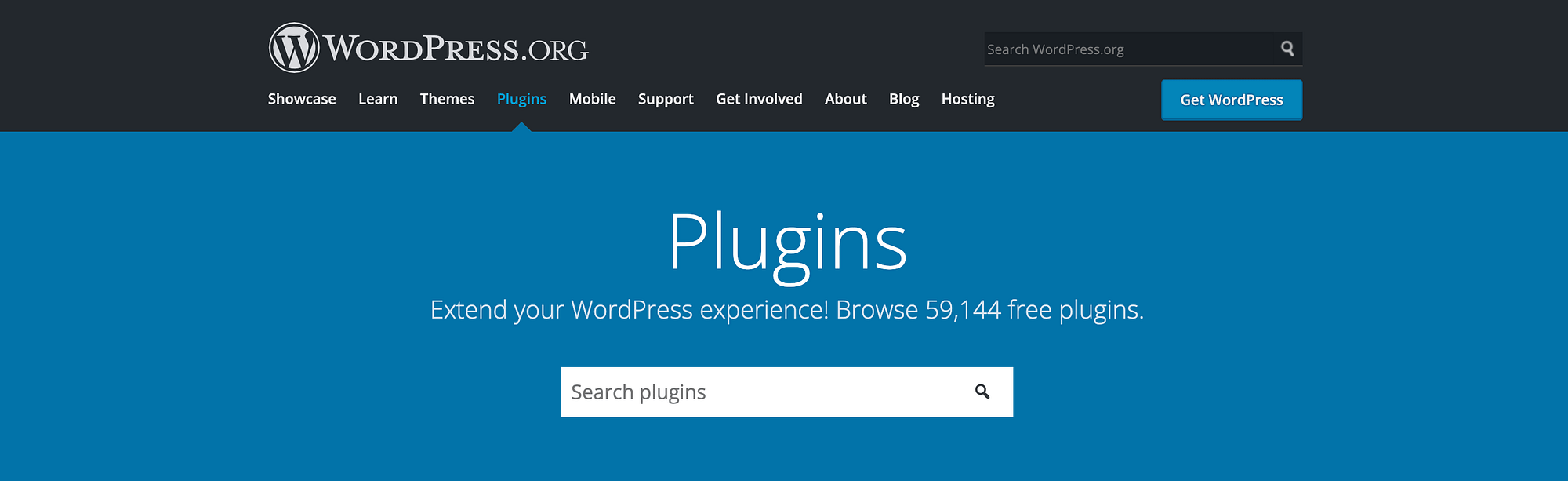 WordPress 插件存储库。