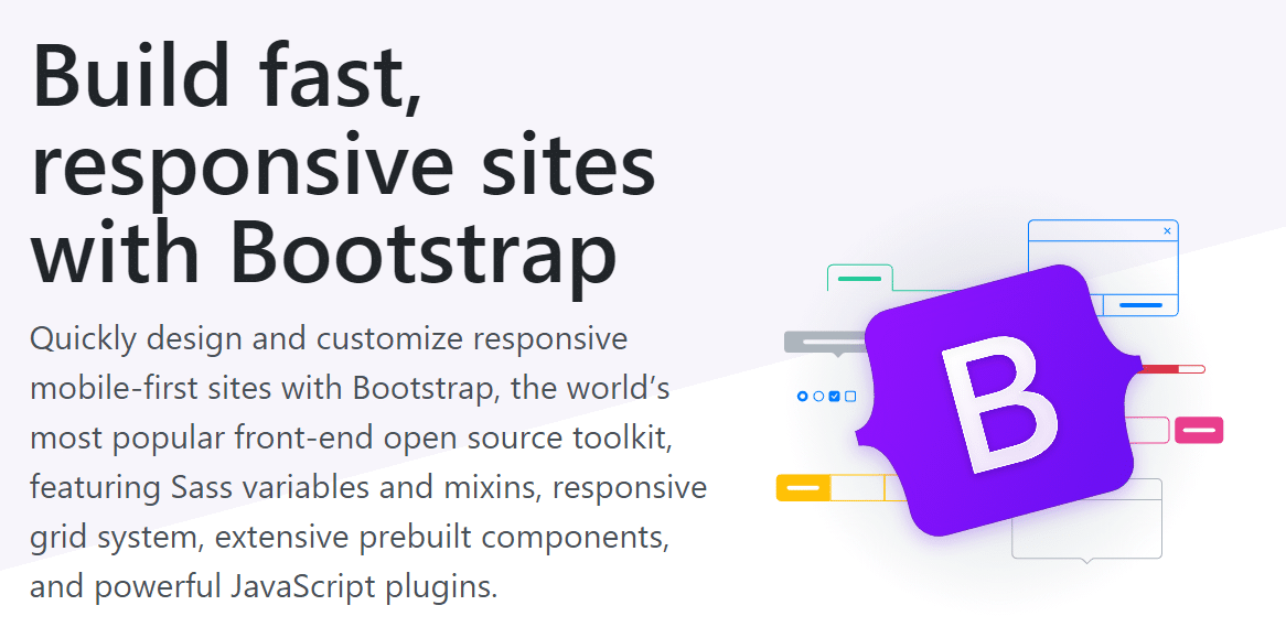 帶有標題的 Bootstrap 主頁 