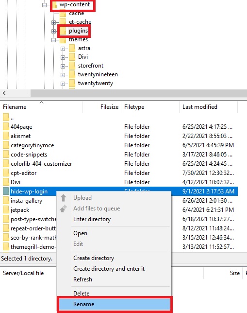 disable-login-plugin-folder-wordpress-login-not-working