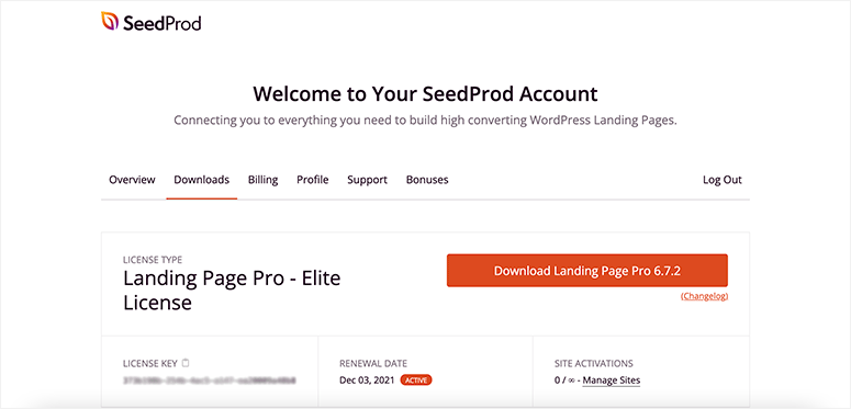 下载 SeedProd 插件