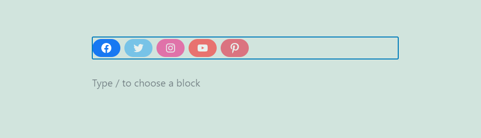 如何使用 wordpress-social-icons-block-10