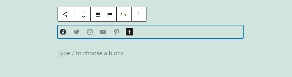 如何使用 wordpress-social-icons-block-11