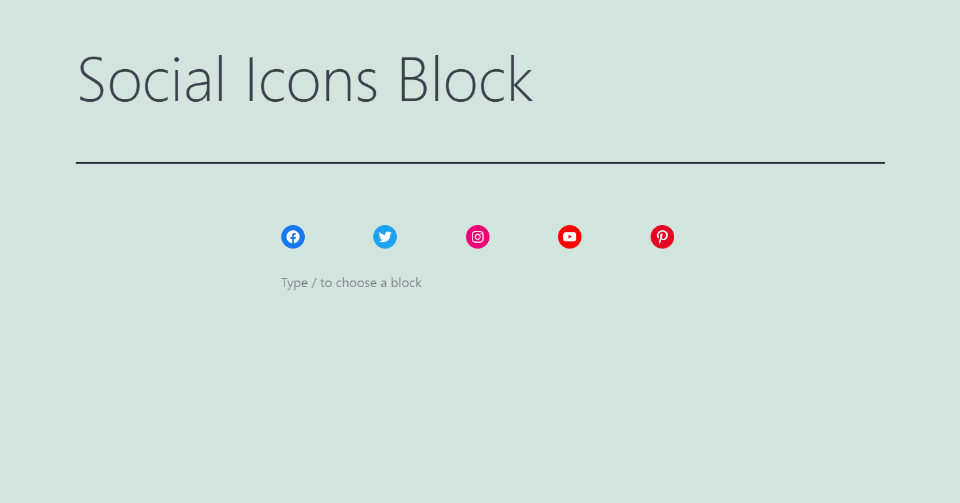 如何使用 wordpress-social-icons-block-15