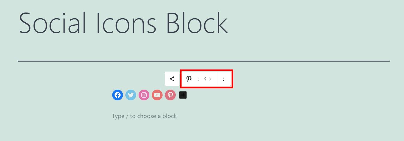 如何使用 wordpress-social-icons-block-18