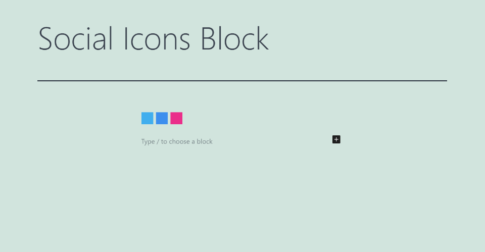 如何使用 wordpress-social-icons-block-2