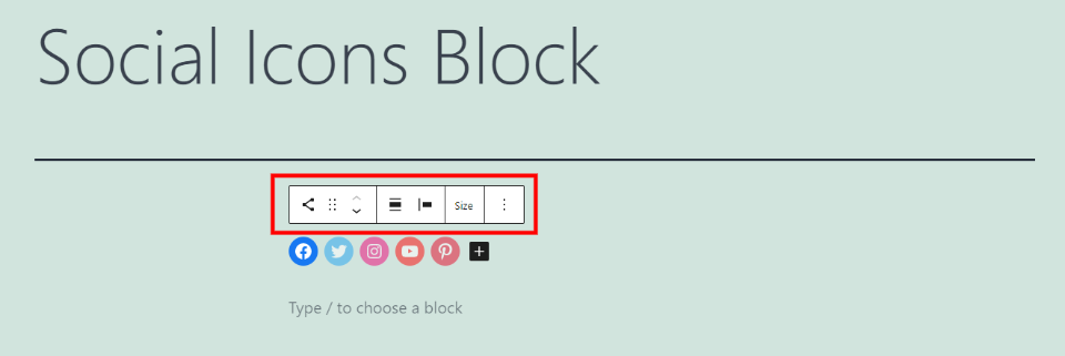 如何使用 wordpress-social-icons-block-7