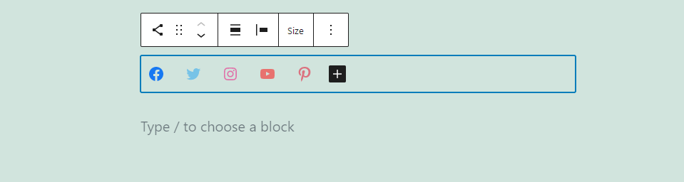 如何使用 wordpress-social-icons-block-9