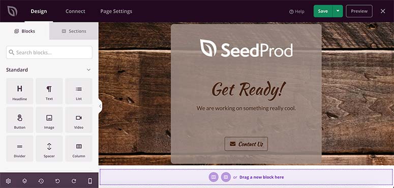 SeedProd 模板