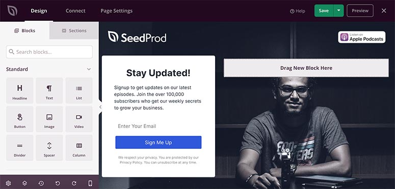 SeedProd 頁面構建器