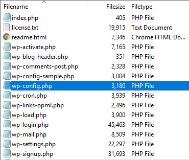 wp-config-file-wordpress-login-not-working
