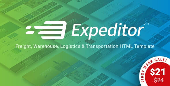 Expeditor 運輸網站模板