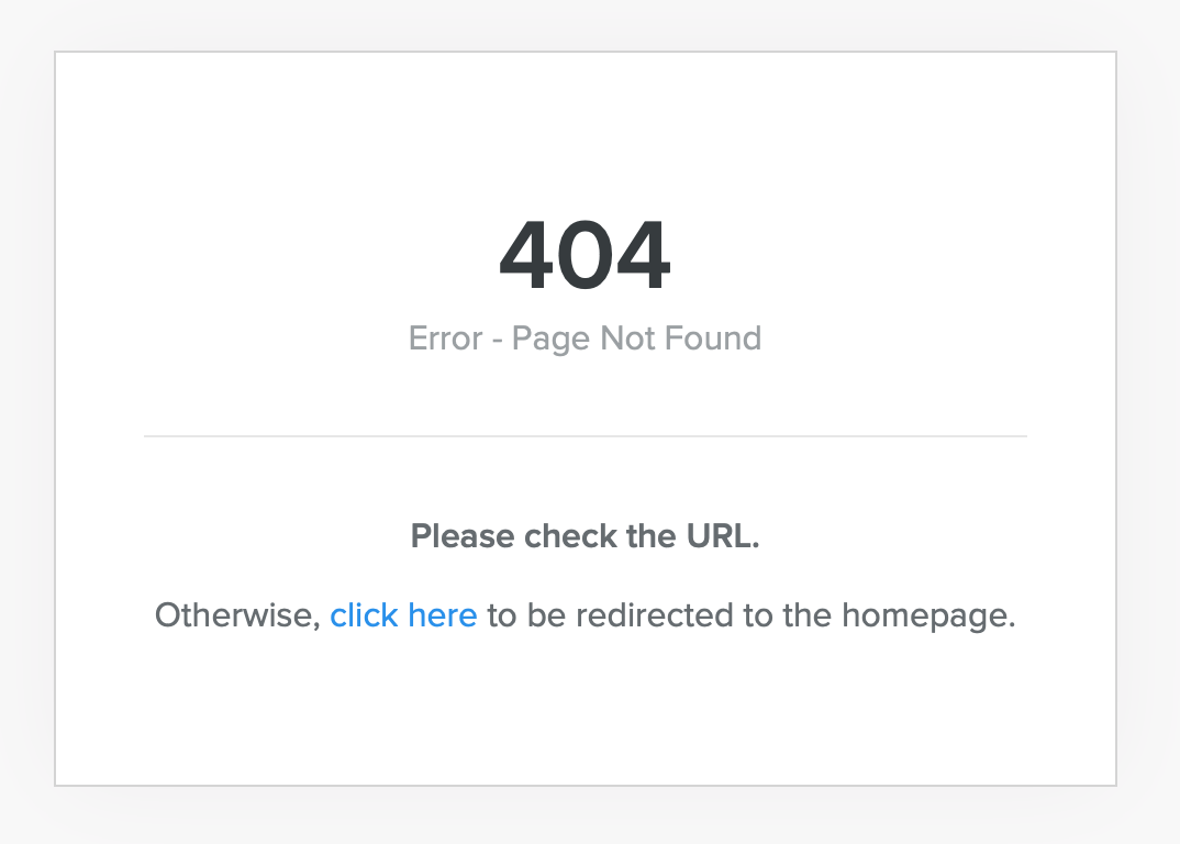通用 404 页