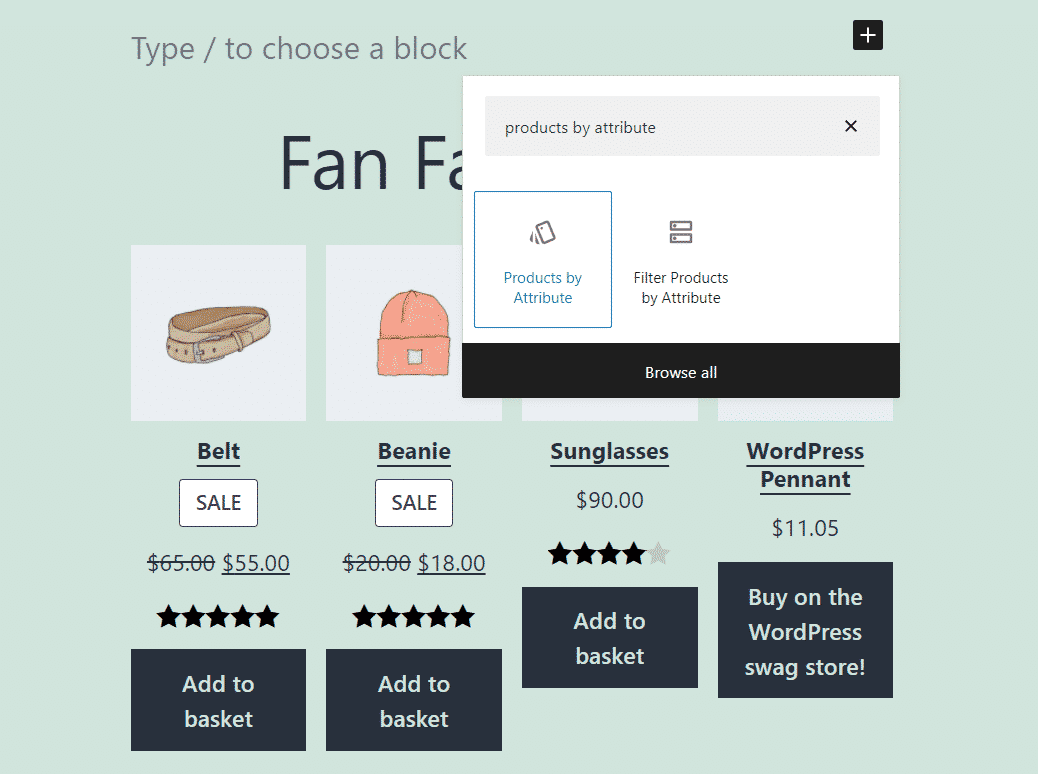 how-to-use-the-products-by-attribute-woocommerce-block 如何通過屬性 WooCommerce Block 使用產品