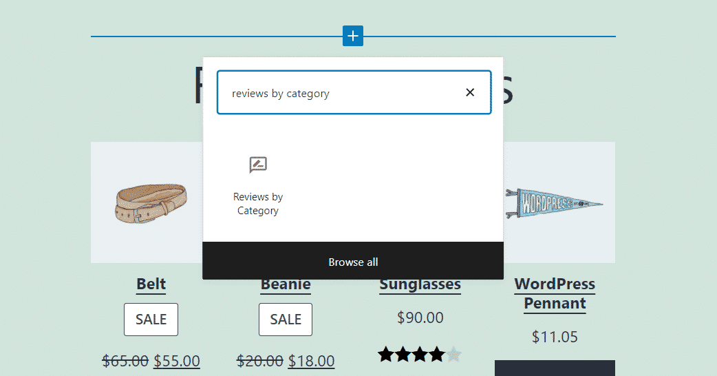 how-to-use-the-reviews-by-category-woocommerce-block 如何按类别使用评论 WooCommerce Block