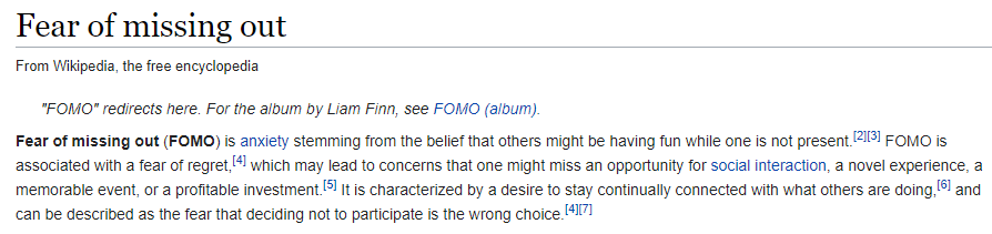 FOMO 定義