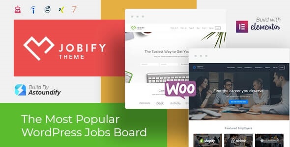 WordPress的Jobify工作委員會主題