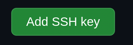添加 SSH 密鑰按鈕。