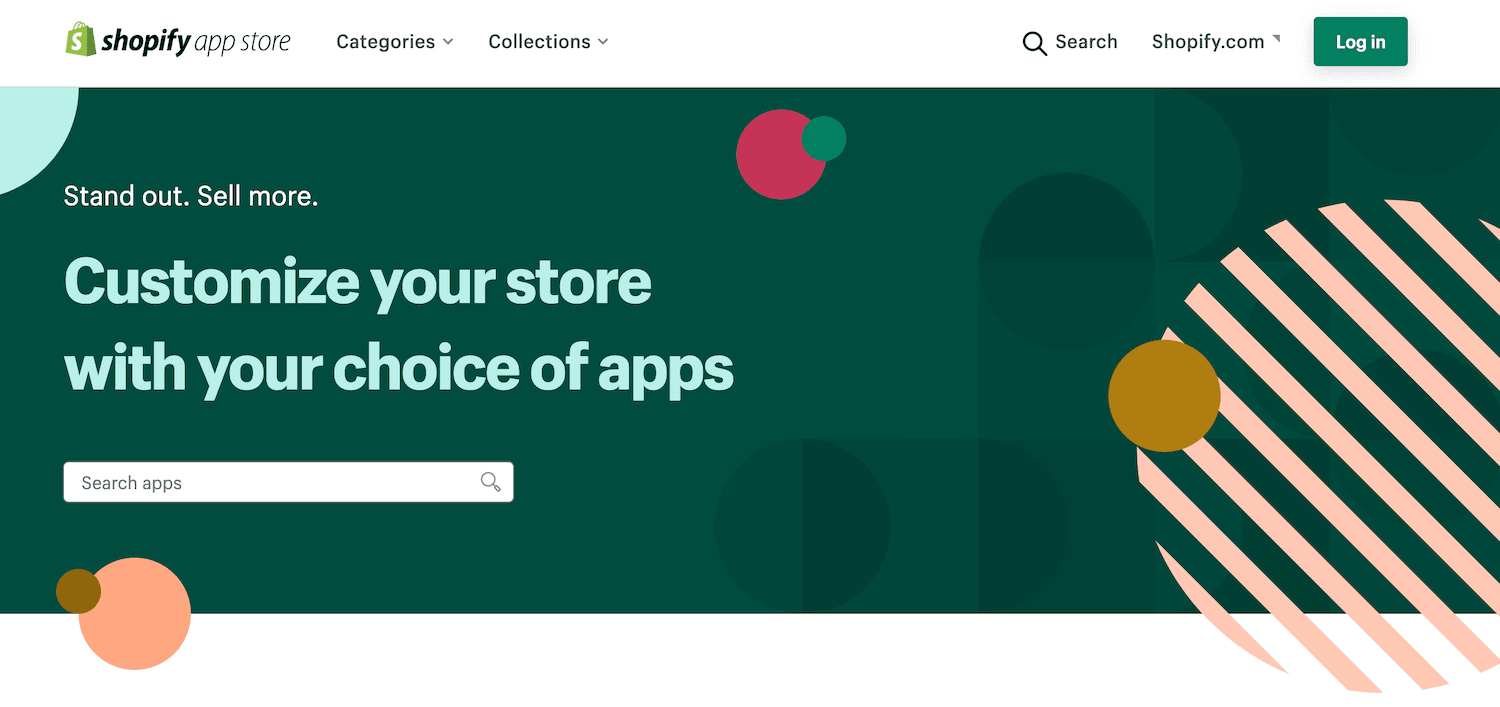 Shopify 應用商店。