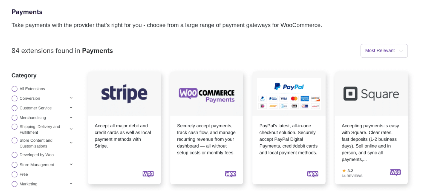 WooCommerce 支付网关选项