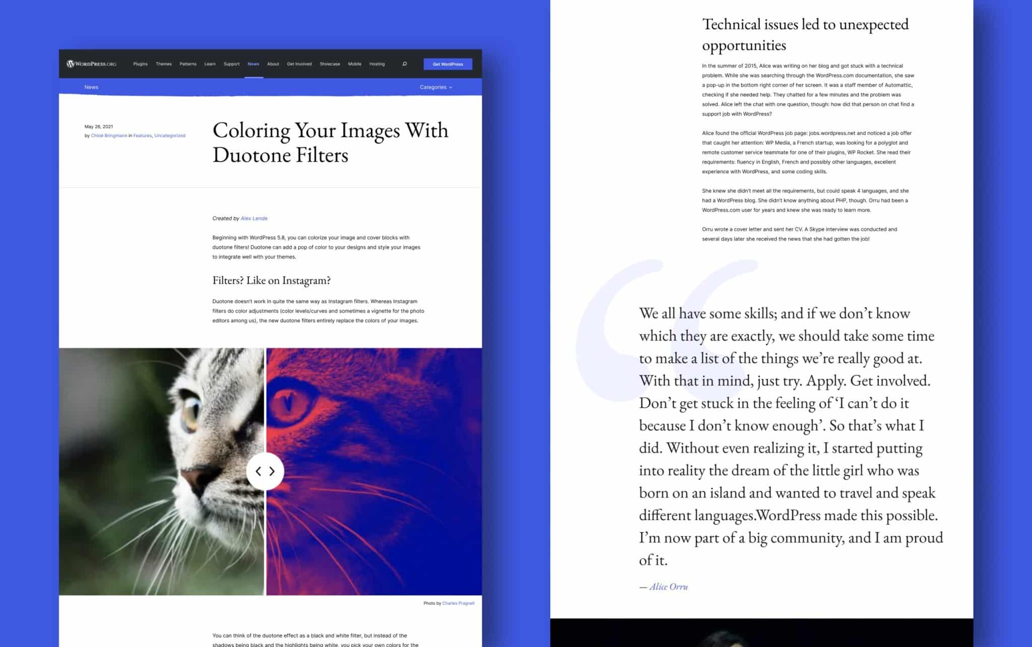 wordpress-news-gets-a-new-design WordPress 新聞獲得了新設計