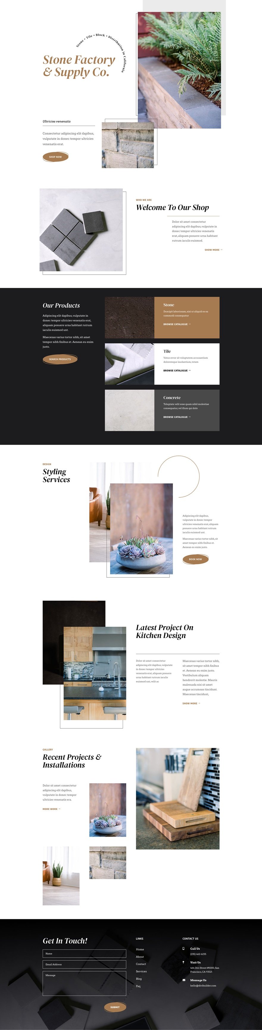 get-a-free-stone-factory-layout-pack-for-divi-1 獲得 Divi 的免費 Stone Factory Layout Pack